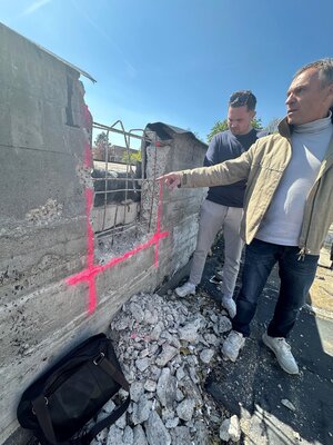Bild vergr&ouml;&szlig;ern: Baustelle Hallenbad