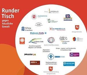 Bild vergr&ouml;&szlig;ern: Logo des Runden Tischs gegen h&auml;usliche Gewalt im Landkreis Celle