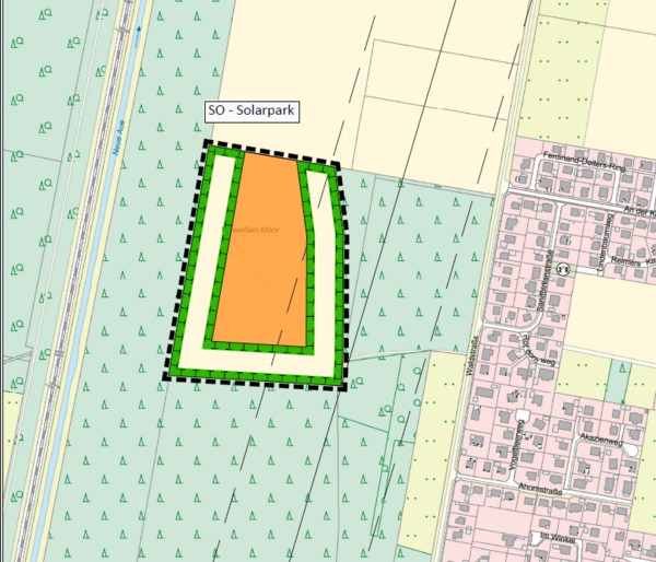 Bild vergr&ouml;&szlig;ern: Geltugnsbereich Solarpark im Wei&szlig;en Moor
